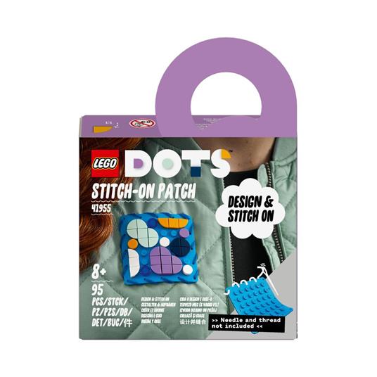 LEGO DOTS 41955 Patch Cucibile, Set Fai da Te con Toppa da Cucire, Regalo Creativo, Giochi per Bambini da 8 Anni in su - LEGO - DOTs - Set mattoncini - Giocattoli | IBS