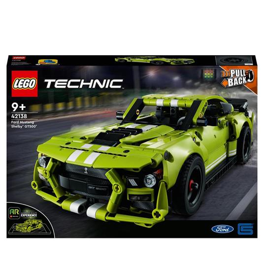 LEGO Technic 42138 Ford Mustang Shelby GT500, Modellino Auto da Costruire,  Macchina Giocattolo, con App AR - LEGO - Technic - Automobili - Giocattoli  | IBS