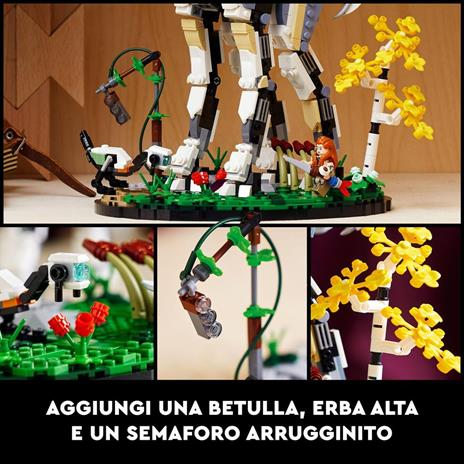 LEGO 76989 Horizon Forbidden West: Collolungo, Set per Adulti da Collezione,  Modellino da Costruire con Minifigure di Aloy - LEGO - TV & Movies -  Giocattoli