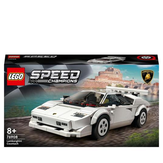 LEGO Speed Champions 76908 Lamborghini Countach, Giochi per Bambini di 8+  Anni, Auto Sportiva Giocattolo, Replica Supercar - LEGO - Speed Champions -  Automobili - Giocattoli | IBS