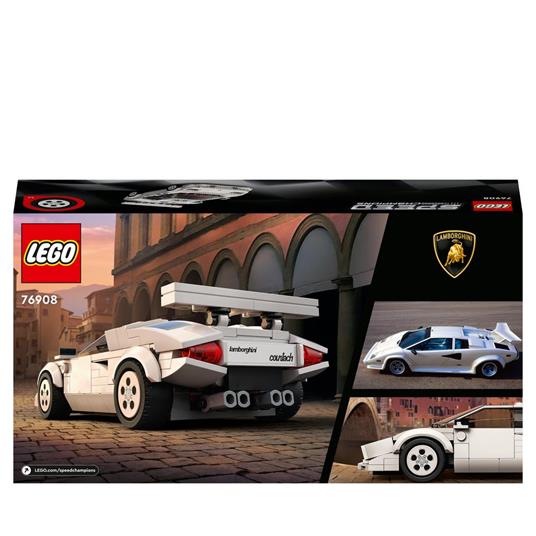 LEGO Speed Champions 76908 Lamborghini Countach, Giochi per Bambini di 8+  Anni, Auto Sportiva Giocattolo, Replica Supercar - LEGO - Speed Champions -  Automobili - Giocattoli