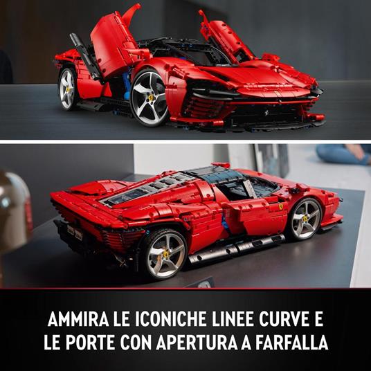 LEGO Technic 42143 Ferrari Daytona SP3, Modellino Auto da Costruire  Supercar Scala 1:8, Set Collezione Adulti, Idea Regalo - LEGO - Technic -  Automobili - Giocattoli