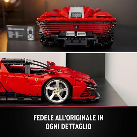 LEGO Technic 42143 Ferrari Daytona SP3, Modellino Auto da Costruire Supercar Scala 1:8, Set Collezione Adulti, Idea Regalo - 4