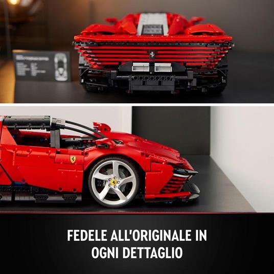 LEGO Technic 42143 Ferrari Daytona SP3, Modellino Auto da Costruire  Supercar Scala 1:8, Set Collezione Adulti, Idea Regalo