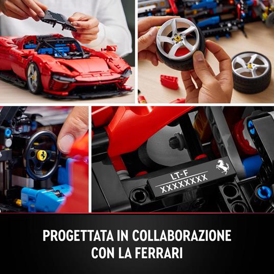 LEGO Technic 42143 Ferrari Daytona SP3, Modellino Auto da Costruire  Supercar Scala 1:8, Set Collezione Adulti, Idea Regalo - LEGO - Technic -  Automobili - Giocattoli | IBS