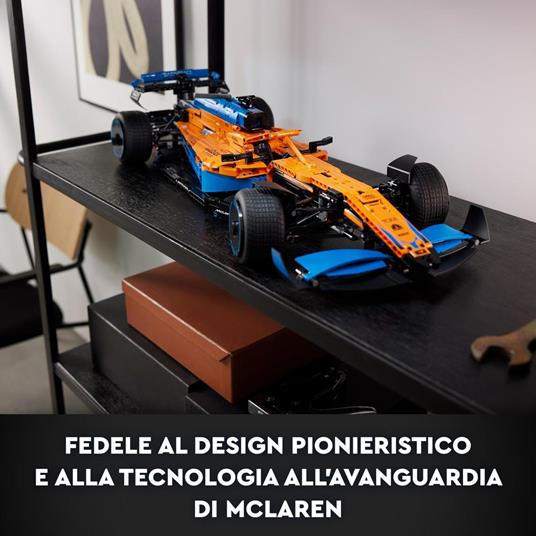 LEGO Technic 42141 Monoposto McLaren Formula 1 2022, Auto Replica F1, Set  per Adulti Macchina da Corsa, Modellino Supercar