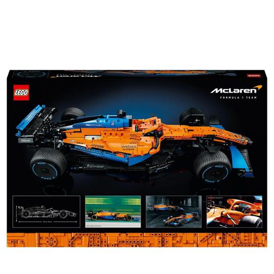 LEGO Technic 42141 Monoposto McLaren Formula 1 2022, Auto Replica F1, Set  per Adulti Macchina da Corsa, Modellino Supercar - LEGO - Technic -  Automobili - Giocattoli | IBS