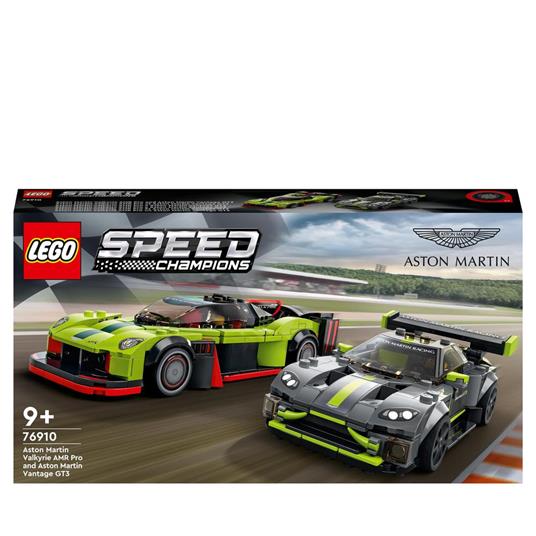 LEGO Speed Champions 76910 Aston Martin Valkyrie AMR Pro e Aston Martin  Vantage GT3, Set 2 Auto Giocattolo per Bambini - LEGO - Speed Champions -  Automobili - Giocattoli | IBS