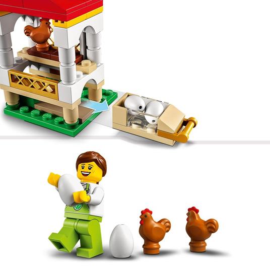 LEGO City 60344 Il Pollaio, Set con Nido per Galline, Con Fuoristrada e Fattoria Giocattolo, Giochi per Bambini dai 5 Anni - 5