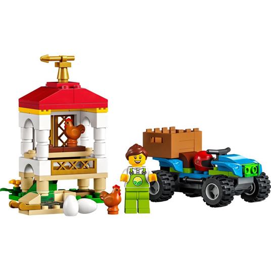 LEGO City 60344 Il Pollaio, Set con Nido per Galline, Con Fuoristrada e Fattoria Giocattolo, Giochi per Bambini dai 5 Anni - 8