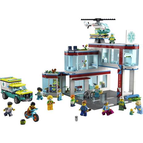 LEGO 60330 City Ospedale, Set con Autoambulanza Giocattolo ed Elicottero di  Soccorso, Giochi per Bambina e Bambino dai 7 Anni in su, Idea Regalo :  : Giochi e giocattoli