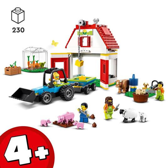 LEGO City Trattore, Set con Veicolo Giocattolo per Fattoria, Figura di  Animale e Minifigure, Giochi per Bambini e Bambine dai 5 Anni, Idee Regalo  60287 : : Giochi e giocattoli