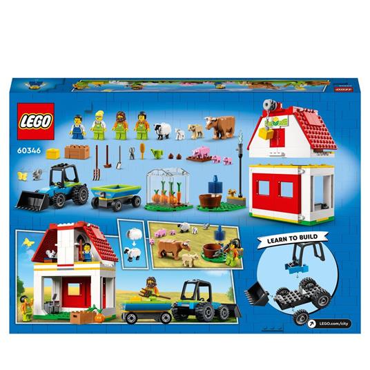LEGO City  60346 il Fienile e Animali da Fattoria, Idea Regalo con Trattore Giocattolo, Giochi per Bambini dai 4 Anni in su - 9