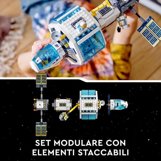 LEGO City 60349 Stazione Spaziale Lunare, Base NASA con 5 Minifigure di Astronauti, Giochi Creativi per Bambini di 6+ Anni - 6
