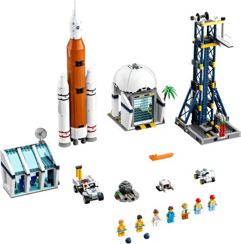 LEGO City 60351 Centro Spaziale, Giocattoli Creativi per Bambini di 7+ Anni, Base NASA con 6 Minifigure di Astronauti - 6