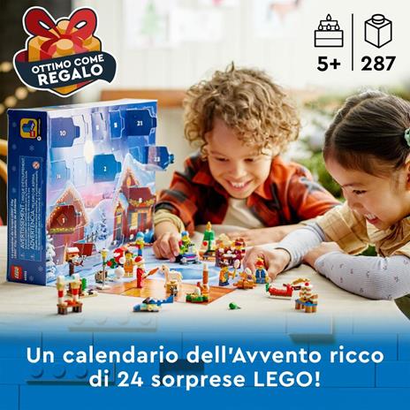 LEGO City 60352 Calendario dell'Avvento 2022, Mini Costruzioni Regalo a Tema Natalizio, Giochi per Bambini con Minifigure - 2