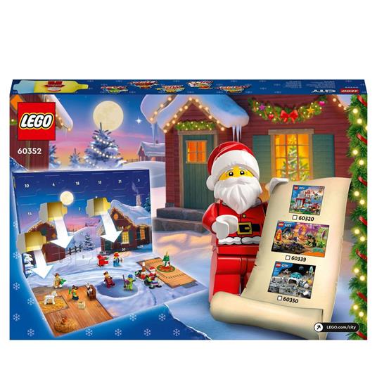 LEGO City 60352 Calendario dell'Avvento 2022, Mini Costruzioni Regalo a  Tema Natalizio, Giochi per Bambini con Minifigure - LEGO - City Occasions -  Generici - Giocattoli | IBS