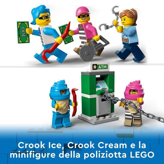 LEGO City Police 60314 Il Furgone dei Gelati e l'Inseguimento della  Polizia, Giochi per Bambini di 5+ Anni, Camion Giocattolo - LEGO - City  Police - Mestieri - Giocattoli | IBS