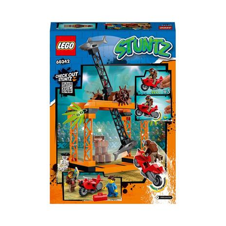 LEGO City Stuntz 60342 Sfida Acrobatica Attacco dello Squalo, Moto Giocattolo con Minifigure, Giochi per Bambini dai 5 Anni - 8