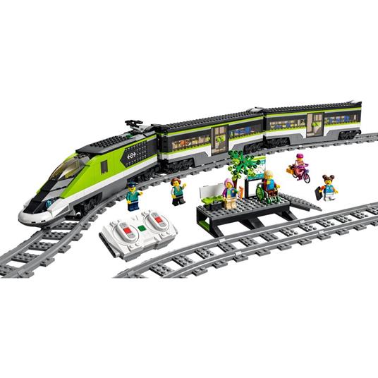 LEGO City 60337 Treno Passeggeri Espresso, con Locomotiva Giocattolo Telecomandata con Luci e Binari, Giochi per Bambini - 8