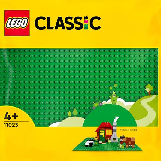 LEGO Classic Base Blu, Tavola per Costruzioni Quadrata con 32x32  Bottoncini, Piattaforma Classica per Mattoncini per Costruire e