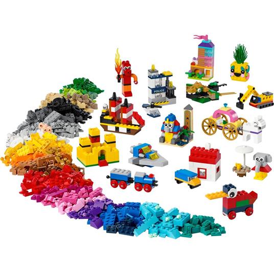 LEGO Classic 11021 90 Anni di Gioco, Scatola con Mattoncini Colorati per 15  Mini Costruzioni di Modelli Iconici - LEGO - Classic - Set mattoncini -  Giocattoli | IBS