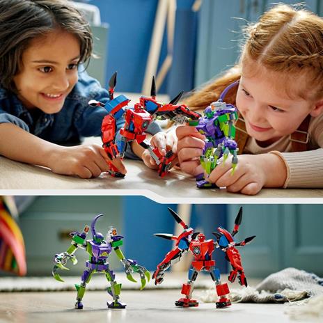 LEGO Super Heroes 76219 Battaglia tra i Mech di Spider-Man e Goblin, Action Figure Marvel, Giocattoli per Bambini 7+ Anni - 4