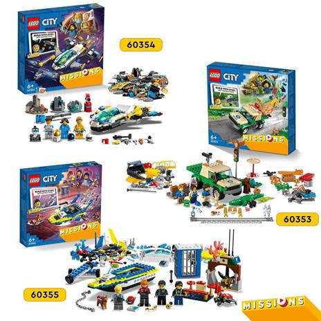 LEGO City 60353 Missioni di Salvataggio Animale, Set di Costruzioni con Avventura Digitale Interattiva, Camion Giocattolo - 6