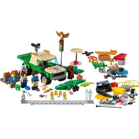 LEGO City 60353 Missioni di Salvataggio Animale, Set di Costruzioni con Avventura Digitale Interattiva, Camion Giocattolo - 7