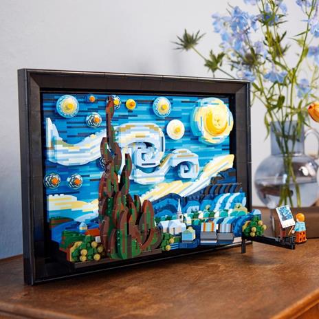 LEGO Vincent Van Gogh: Notte stellata [Parte 5] - Live Building #07 w/  Chiara 