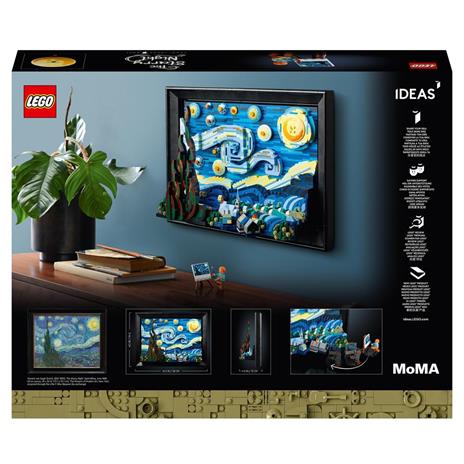 LEGO Ideas 21333 Vincent van Gogh - Notte Stellata, Set Fai da Te Creativo  per Adulti, Decorazione per Casa 3D con Minifigure - LEGO - LEGO Ideas - Set  mattoncini - Giocattoli