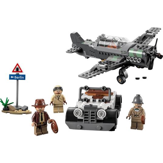 LEGO Indiana Jones 77012 L'Inseguimento dell'Aereo Elica Modello Aeroplano  e Macchina Giocattolo dal film l'Ultima Crociata - LEGO - Indiana Jones -  TV & Movies - Giocattoli