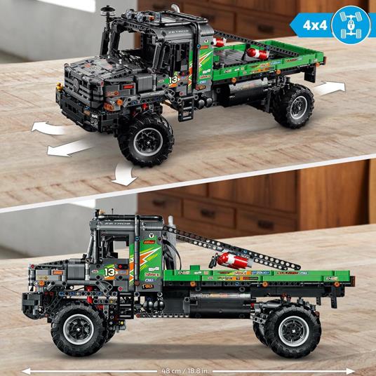 LEGO Technic 42129 Camion Fuoristrada 4x4 Mercedes-Benz Zetros, Camion  Giocattolo, Macchina Telecomandata, Idea Regalo - LEGO - Technic - Mezzi  pesanti - Giocattoli | IBS