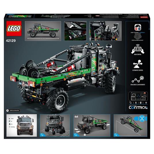 LEGO Technic 42129 Camion Fuoristrada 4x4 Mercedes-Benz Zetros, Camion Giocattolo, Macchina Telecomandata, Idea Regalo - 9