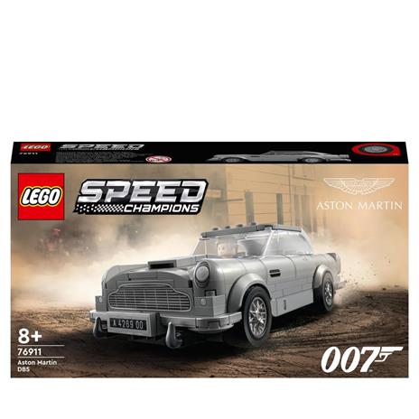 LEGO Speed Champions 76911 007 Aston Martin DB5, Modellino Auto Giocattolo con Minifigure James Bond del Film No Time To Die