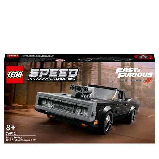 LEGO Speed Champions Fast & Furious 1970 Dodge Charger R/T, Modellino di  Auto Giocattolo da Collezione con Minifigure, 76912