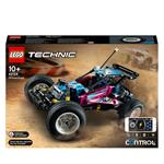 LEGO Technic 42124 Buggy Fuoristrada, Macchinina RC Retrò Telecomandata, Controllo Via App CONTROL+, Idea Regalo