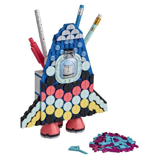 LEGO DOTS 41936 Portamatite, Kit Lavoretti Creativi per Bambini, Accessori da Scrivania, Decorazioni Cameretta Fai da Te - 7