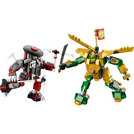 LEGO NINJAGO 71781 Mech da Battaglia di Lloyd - EVOLUTION, Set con 2 Action Figure, Giochi per Bambini 6+ con Minifigure - 7