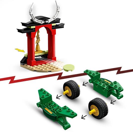 LEGO NINJAGO 71788 Moto Ninja di Lloyd, Motocicletta Giocattolo per Bambini in Età Prescolare, Set di Giochi Educativi 4+ - 4