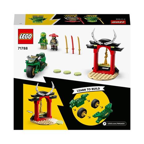 LEGO NINJAGO 71788 Moto Ninja di Lloyd, Motocicletta Giocattolo per Bambini in Età Prescolare, Set di Giochi Educativi 4+ - 8