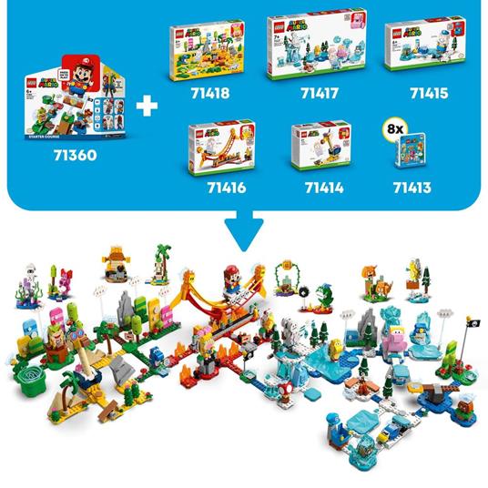 LEGO Super Mario 71414 Pack di Espansione Scapocciatore di Kondorotto Gioco da Abbinare agli Starter Pack Mario Luigi o Peach - 6