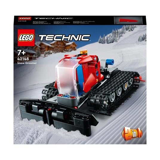 LEGO Technic 42148 Gatto delle Nevi, Set 2 in 1 con Motoslitta e Spazzaneve  Giocattolo, Giochi per Bambini 7+, Idee Regalo - LEGO - Technic - Mezzi  pesanti - Giocattoli