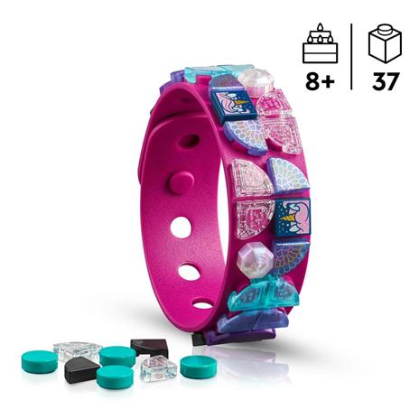 LEGO DOTS 41802 Braccialetto Unicorni per Sempre, Kit Braccialetti Fai da Te per Bambini con Unicorno, Giocattolo Idea Regalo - 3