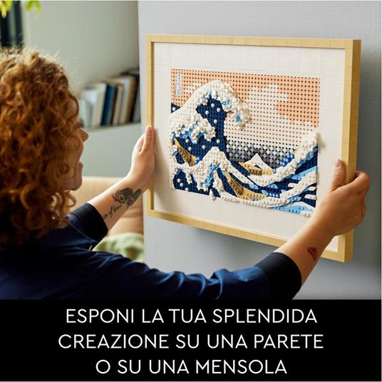 Tappeto digitale in vinile per arredare cucina e bagno con fantasia Lego