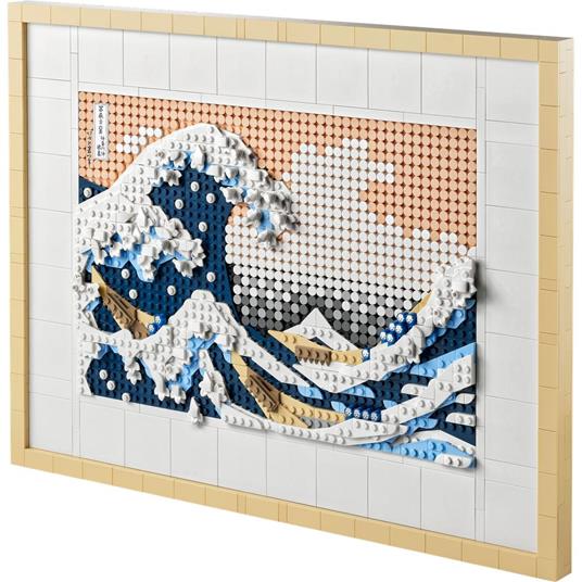 LEGO 31208 Art Hokusai - La Grande Onda, Set Fai Da Te, Hobby Creativi per Adulti, Quadri Soggiorno Giapponesi - 8