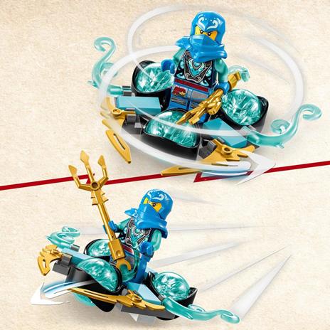 LEGO NINJAGO 71778 Drift del Potere del Drago Spinjitzu di Nya Trottola Giocattolo da Collezione Idea Regalo Bambini 6+ Anni - 4