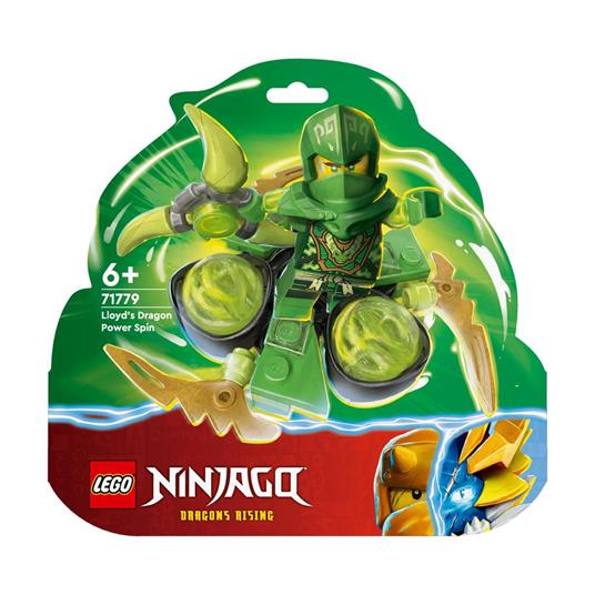 LEGO NINJAGO 71779 Spin Power Dragon di Lloyd, Trottola Giocattolo da Collezione, Piccolo Regalo Ninja per Bambini 6+ Anni