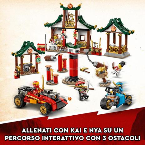 LEGO NINJAGO 71787 Set Creativo di Mattoncini Ninja, Scatola Porta Giochi per Bambini 5+ con Macchina e Moto Giocattolo - 5