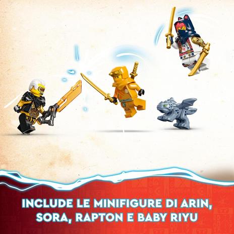 LEGO NINJAGO 71792 Moto-Mech Transformer di Sora, Set Giochi 2in1 con Action Figure Mech Trasformabile in Moto Giocattolo - 4